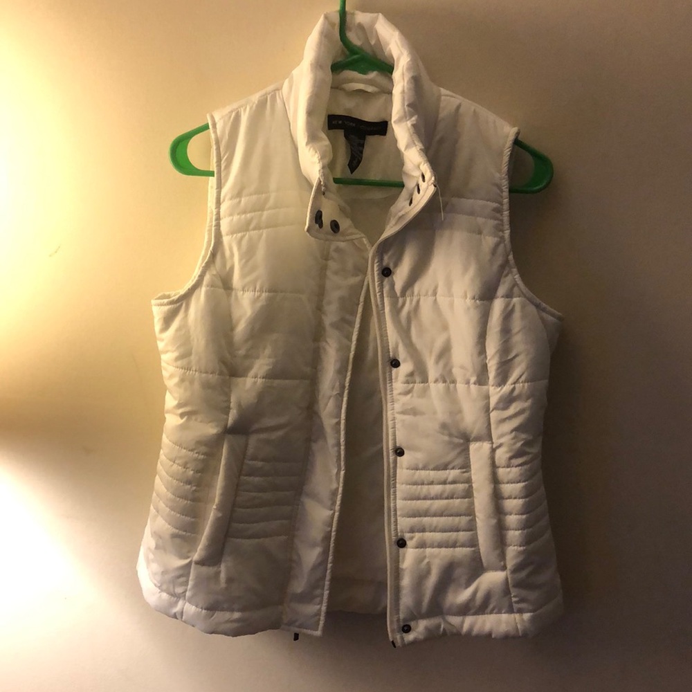 White vest for a girl.